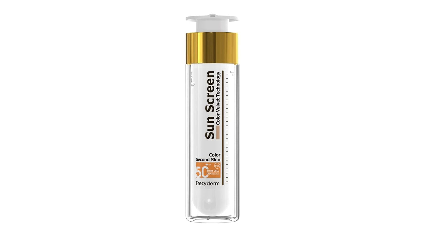 Frezyderm Face Sun Screen With Color Velvet Technology Uva Uvb Vis IR Fps 50+ 1.4 Fl Oz
