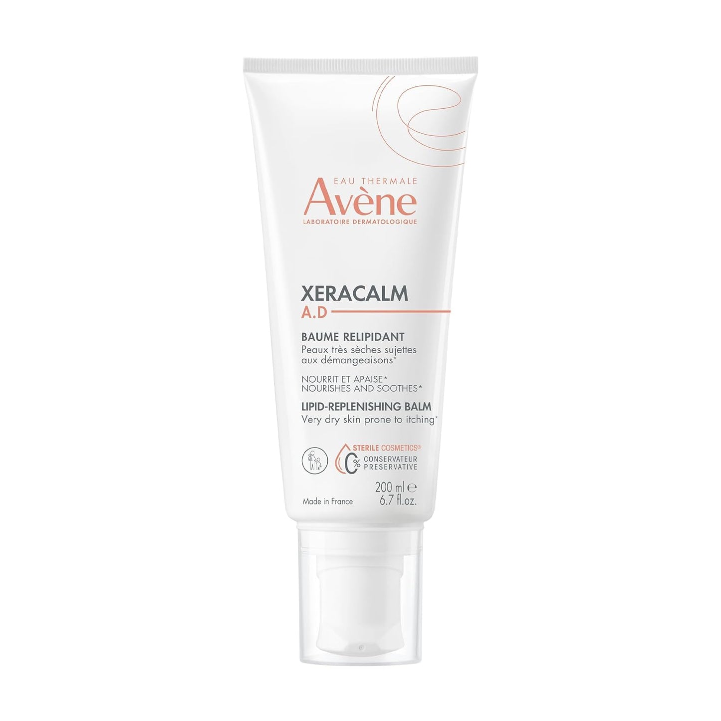 Eau Thermale Av�ne XeraCalm A.D Lipid-Replenishing Cream, Atopic Dermatitis, Eczema-Prone, No Preservatives, Fragrance-Free, 6.7 oz.