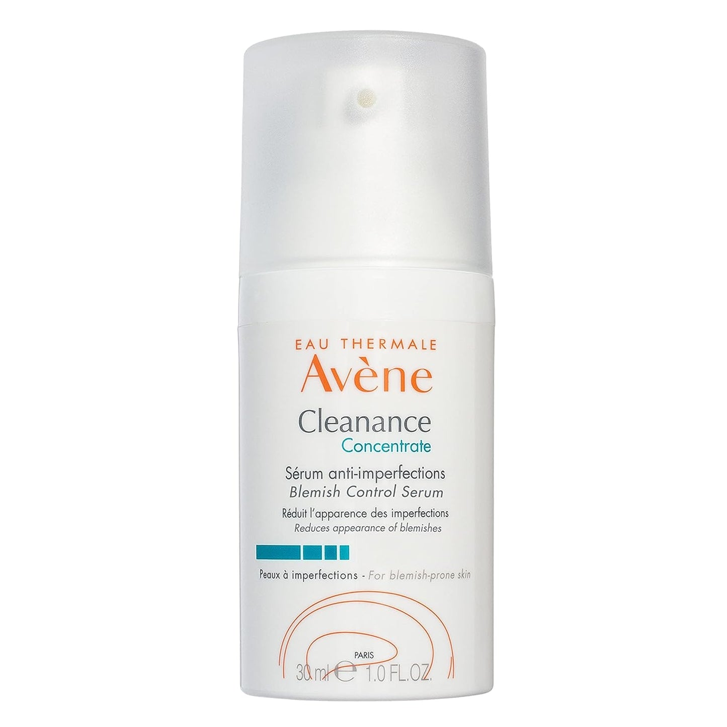 Eau Thermale Av�ne - Cleanance Concentrate Blemish Control Serum - Minimizes Appearance of Blemishes & Non-comedogenic - Long Lasting Results - Airless Pump, 1 fl.oz.