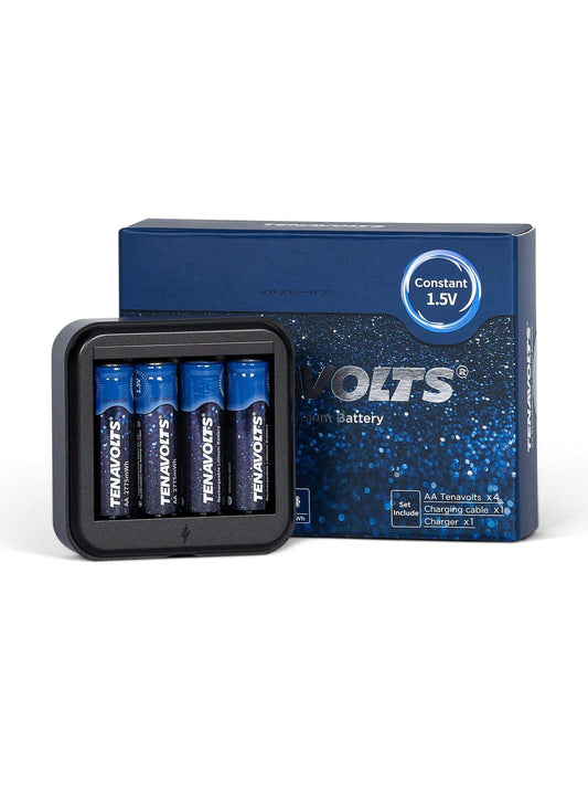 Tenavolt AA 4 Pack With Charger
