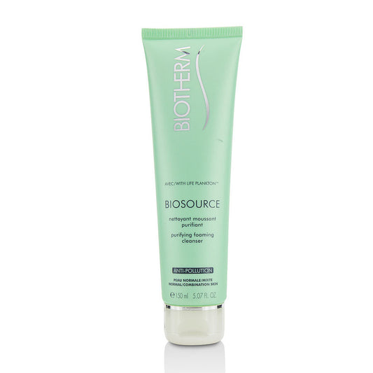 BIOTHERM biosource purifying foaming cleanser - normal to combination skin  -150ml/5.07oz