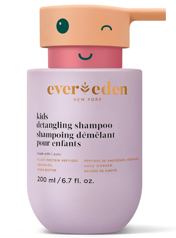 Evereden Kids Shampoo - Detangling, 6.7 fl oz. | Plant Based Kids Haircare | Clean and Non-toxic Ingredients | Natural Kids Shampoo
