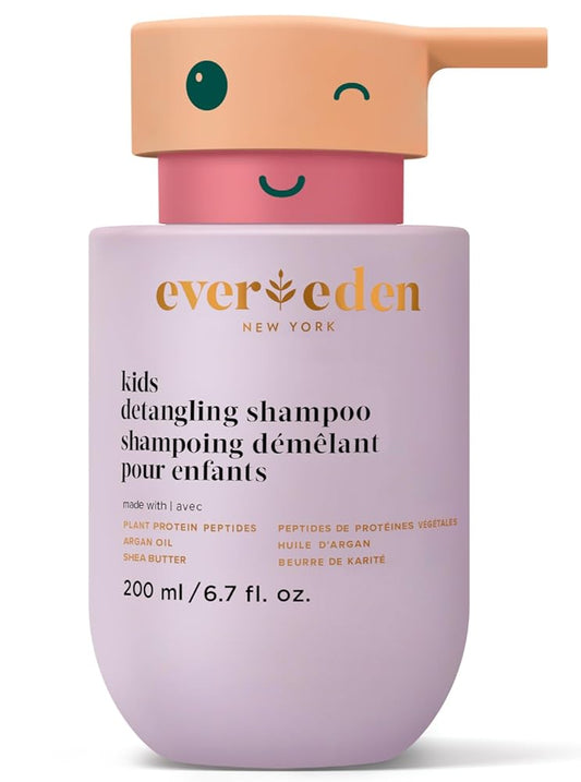 Evereden Kids Shampoo - Detangling, 6.7 fl oz. | Plant Based Kids Haircare | Clean and Non-toxic Ingredients | Natural Kids Shampoo
