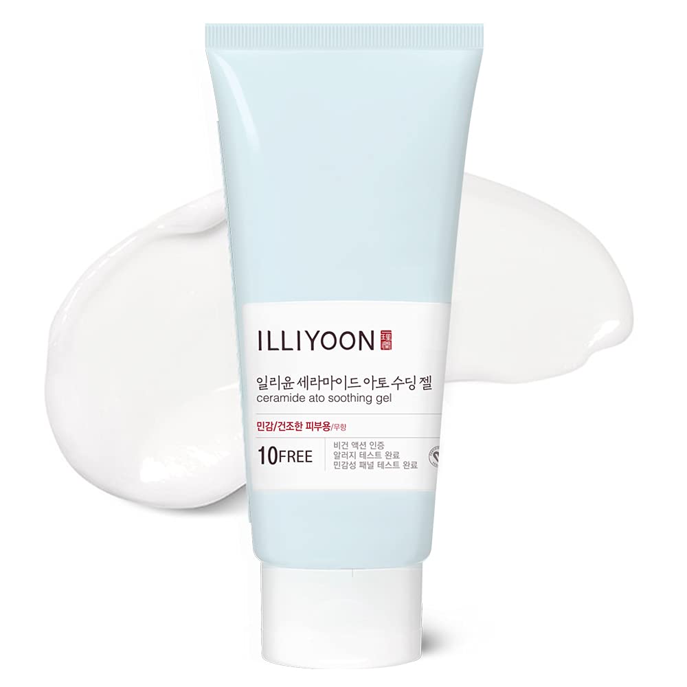 Illiyoon Ceramide Ato Soothing Gel 175ml(5.91oz) | High Moisturizing Cooling Gel Lotion for Tired and Dry Skin