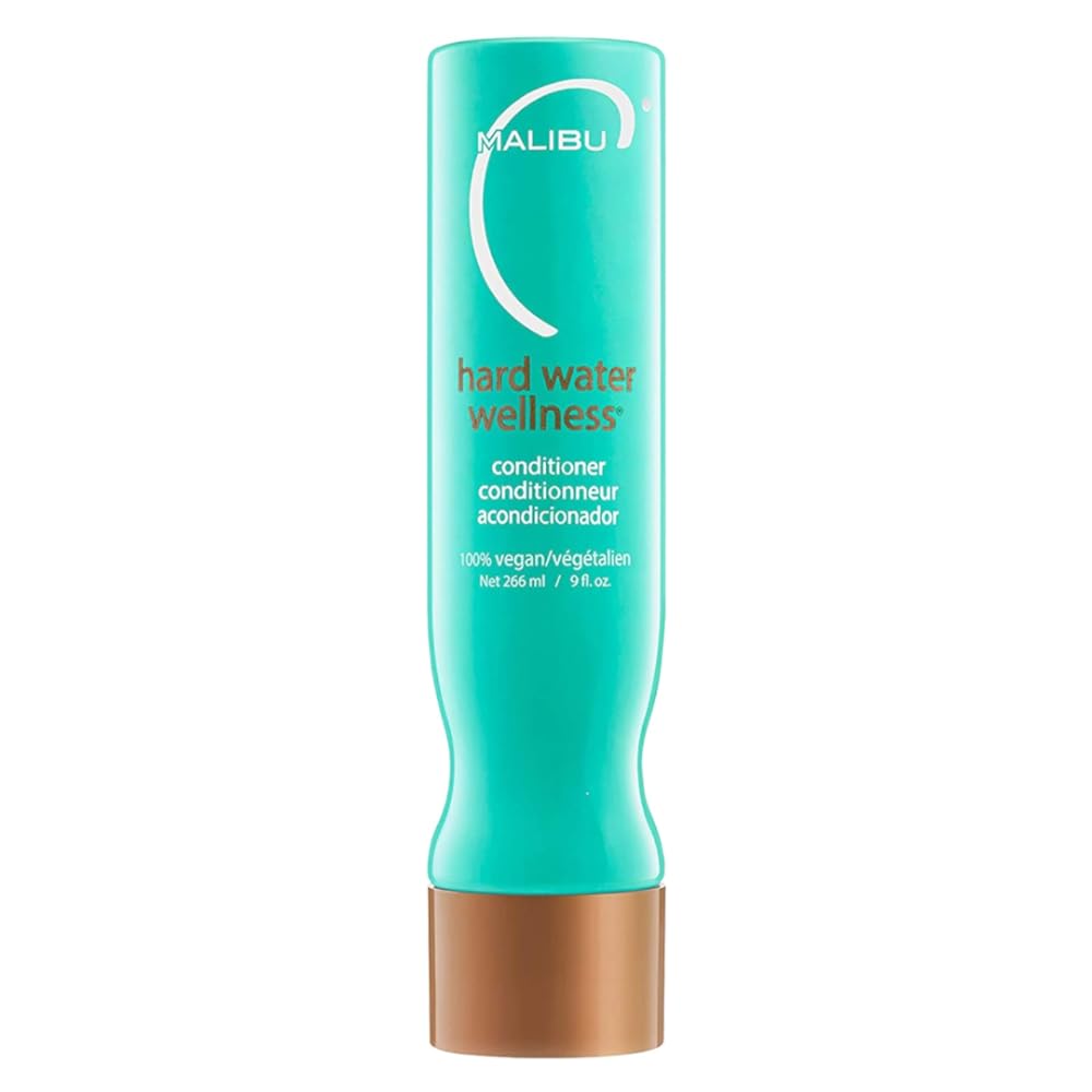 Malibu C Hard Water Wellness Conditioner - Hydrating Conditioner for Hair Shine & Manageability - Protects from Waterborne Elements That Cause Dry, Damaged Hair