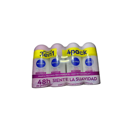 Nivea Tono Natural 4 pack