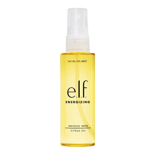 e.l.f. Energizing Facial Oil Mist, Essential Oil-infused Facial Mist, Helps Uplift Your Mood & Mind, Refreshing, Vegan & Cruelty-Free, 2.02 Fl Oz