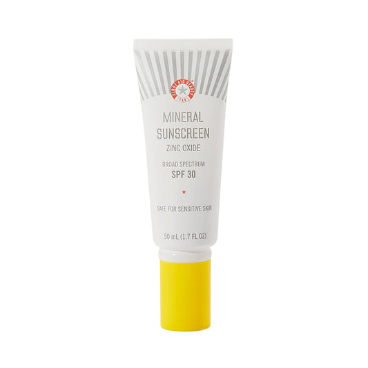 First Aid Beauty Mineral Sunscreen Ð Zinc Oxide, Broad Spectrum, SPF 30 Ð Sun Protection with no White Cast Ð 1.7 oz