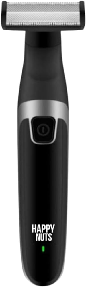 HAPPY NUTS The Ballberª - Electric Body Hair Trimmer for Men - Mens Body Groomer Kit for Privates - No Nick Shaver & Hard to Reach Hair Trimmer (Ballber)