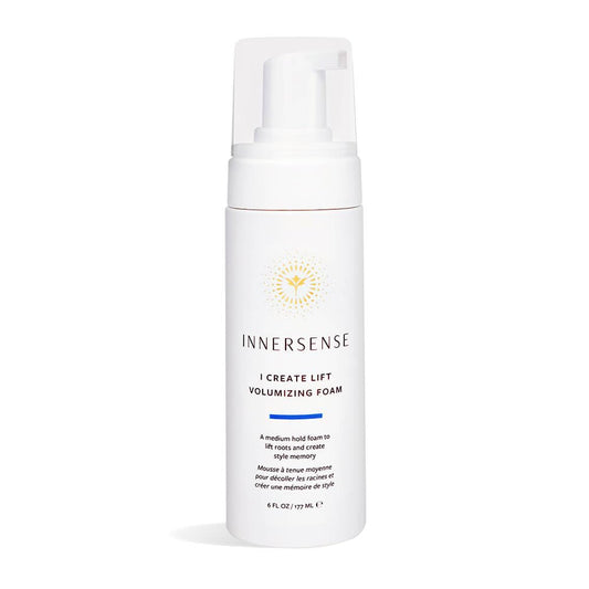 INNERSENSE Organic Beauty - Natural I Create Lift Volumizing Foam | Non-Toxic, Cruelty-Free, Clean Haircare (NEW Packaging, 6 fl oz | 177 ml)