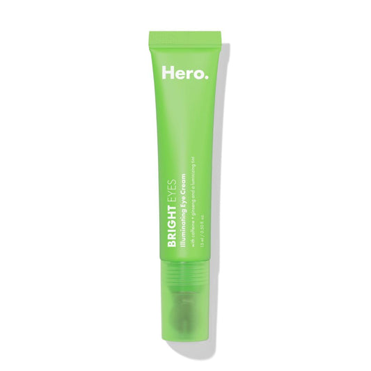 HERO COSMETICS Bright Eyes Illuminating Eye Cream from Reduces the Look of Dark Circles With Multiple ApplicationsÐ Featuring a Stainless Steel Tip for a Cooling Effect