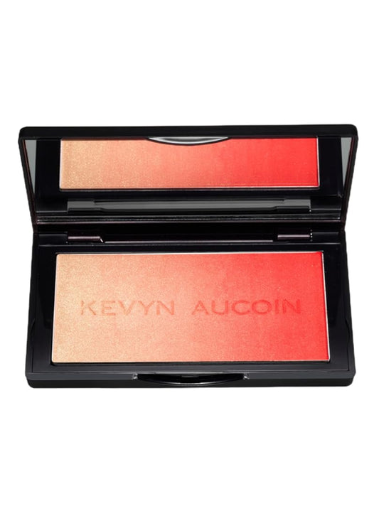 Kevyn Aucoin The Neo-Blush, Sunset: Blush makeup compact. Trio palette of gradient colors. Blends pearl, satin & matte finishes for highlighting cheeks. Personalized looks - natural to pop of color.