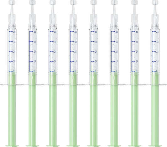 Teeth Whitening Gel Refill, 8 Packs, 35% Carbamide Peroxide Whitening Gel for Trays, Profesional Teeth Bleaching Gel for Fast Result, Work with Teeth Whitening Kit, IMOSTY Whitening Gel (8 x 3ml)