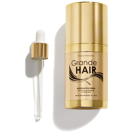 Grande Cosmetics GrandeHAIR Hair Enhancing Serum for Men and Women, Promotes Thickness in Thinning Hair, Safe for Color Treated Hair
