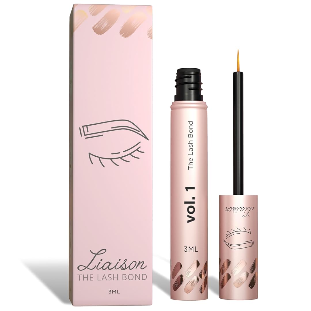 Liaison Lash Bond Eyelash Serum - Natural Growth Enhancer for Longer, Fuller Lashes - Vegan, Cruelty Free Formula