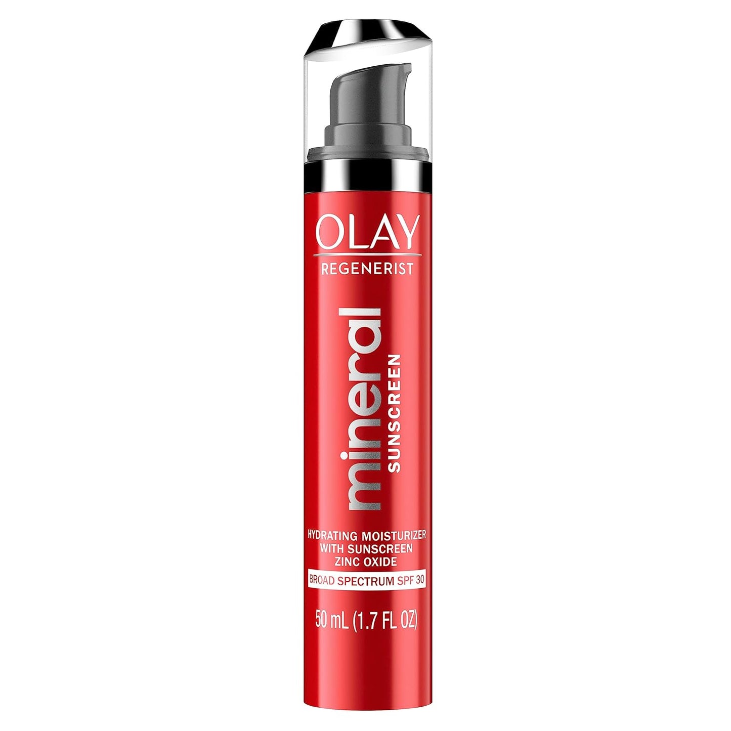 Olay Regenerist Mineral Sunscreen Face Moisturizer, Zinc Oxide, SPF 30, 1.7 Oz