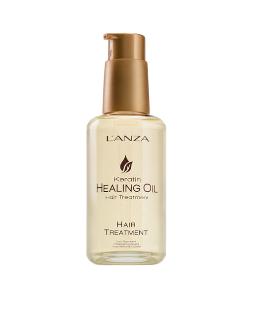 L'ANZA Keratin Healing Oil Treatment, Restores, Revives, and Nourish Dry Damaged Hair & Scalp, With Restorative Phyto IV Complex, Protein and Triple UV Protection