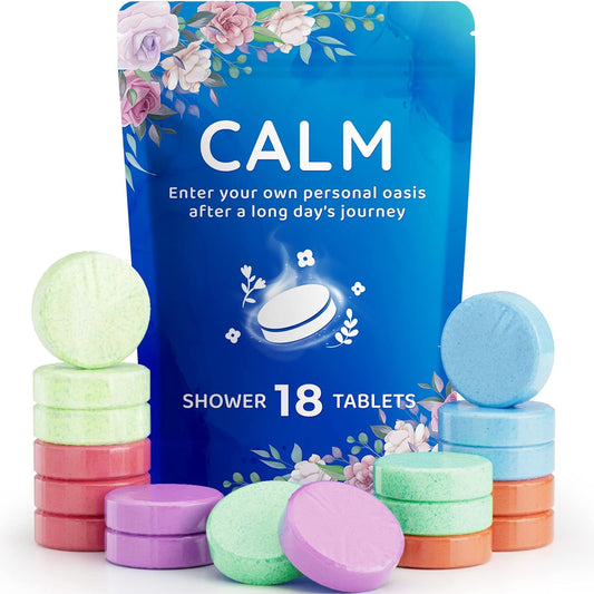 Fizzgarden 18-Pack Shower Steamers-Shower Bath Bombs with Individually Wrapped-Variety Shower Tablets-MotherÕs Day Gifts/Birthday Gifts for Women, Men Who Have Everything