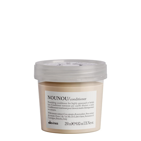 Davines NOUNOU Conditioner, Hydrating Deep Conditioner for Bleached, Permed, Relaxed, Damaged Or Very Dry Hair, Replenishes Chemically Processed Hair