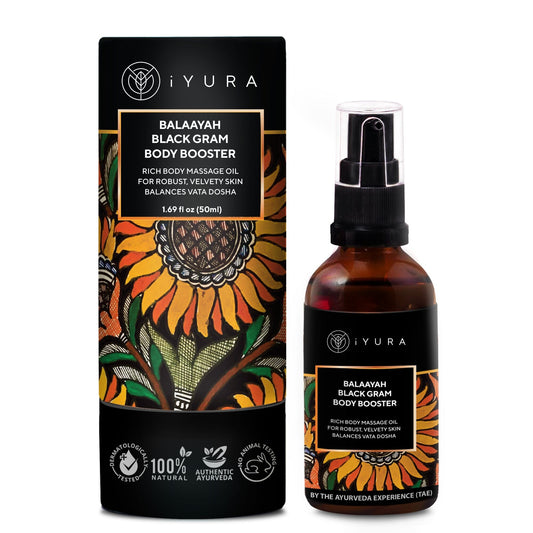 Balaayah Black Gram Body Booster - Body Oil iYURA 1.69 fl oz (50 ml)