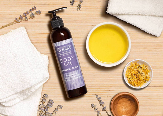 Body Oil, Blissful Earth Body Oil Ora's Amazing Herbal 7.5 oz