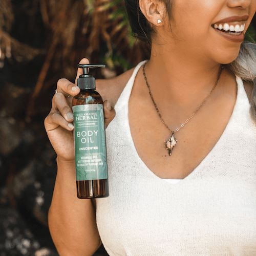 Unscented Body & Facial Cleansing Oil Body Oil Ora's Amazing Herbal 7.5 oz